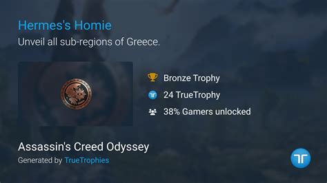 hermes homie trophäe|Hermes's Homie trophy in Assassin's Creed Odyssey.